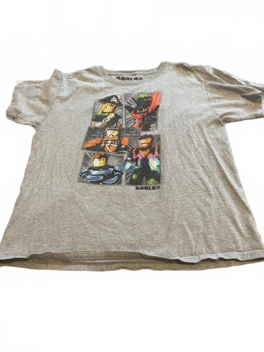 Boys Roblox Gray Graphic Tee XL